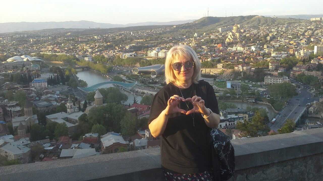 Татьяна Белова в апреле этого года побывала в Грузии впервые