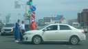 День не задался: на Московском шоссе в Самаре одновременно произошли две аварии
