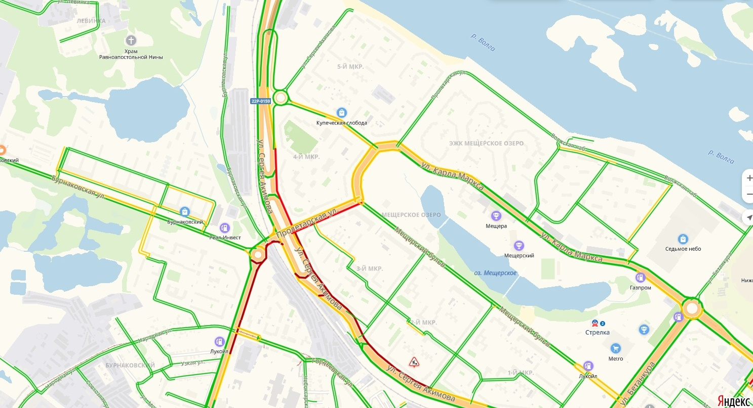 Карта пролетарская нижний новгород