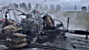 Видео: на трассе под Новосибирском полностью сгорела фура