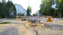 В Архангельске из-за ремонтов теплотрассы частично перекрыли движение на двух улицах