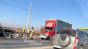 Есть жертвы: на трассе Ростов — Батайск грузовик сбил дорожных рабочих