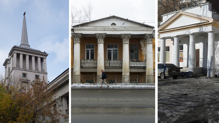 Одно разваливается, другое пустует: истории старинных екатеринбургских зданий с колоннами