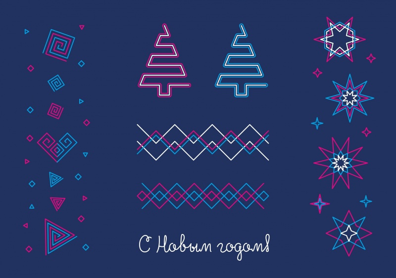 Так выглядят элементы новогоднего украшения Так выглядят элементы новогоднего украшения