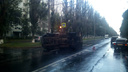 В Тольятти «Калина» перевернула грузовую «Газель» на дороге