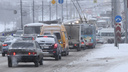 В центре Челябинска из-за аварии образовалась крупная пробка