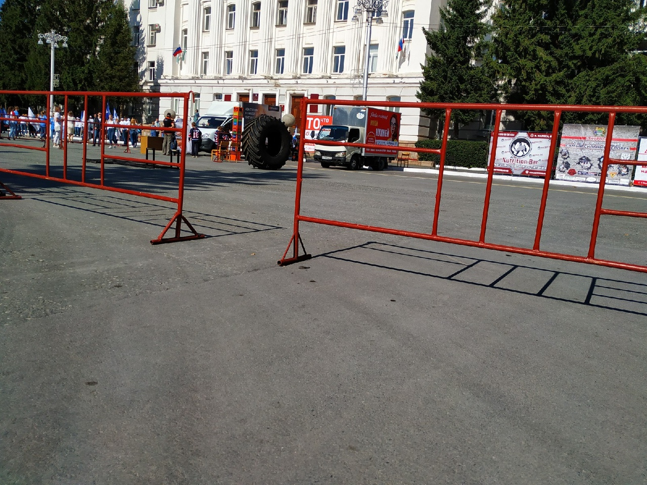 Площадка для спортивного блока уже готова Площадка для спортивного блока уже готова