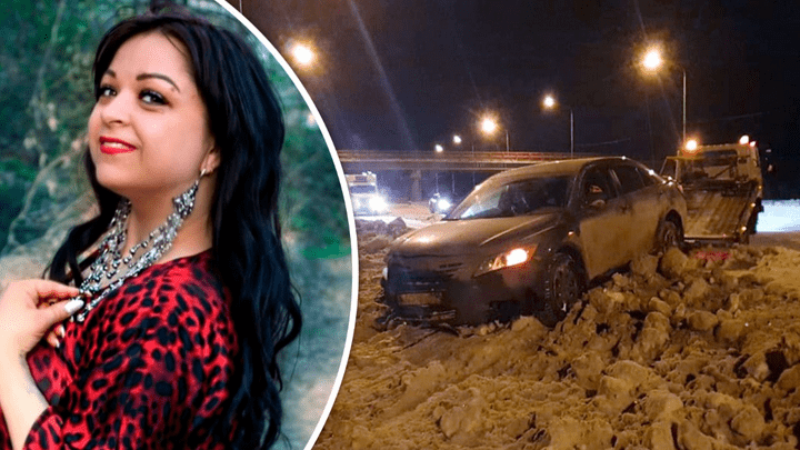 В Екатеринбурге пышная красотка отсудила у дорожников полмиллиона за разбитое авто