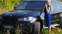 Девушка месяца: Вероника и чёрный BMW X5