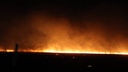 «За сутки уничтожено всё живое»: в Азовском районе разгорелся ландшафтный пожар