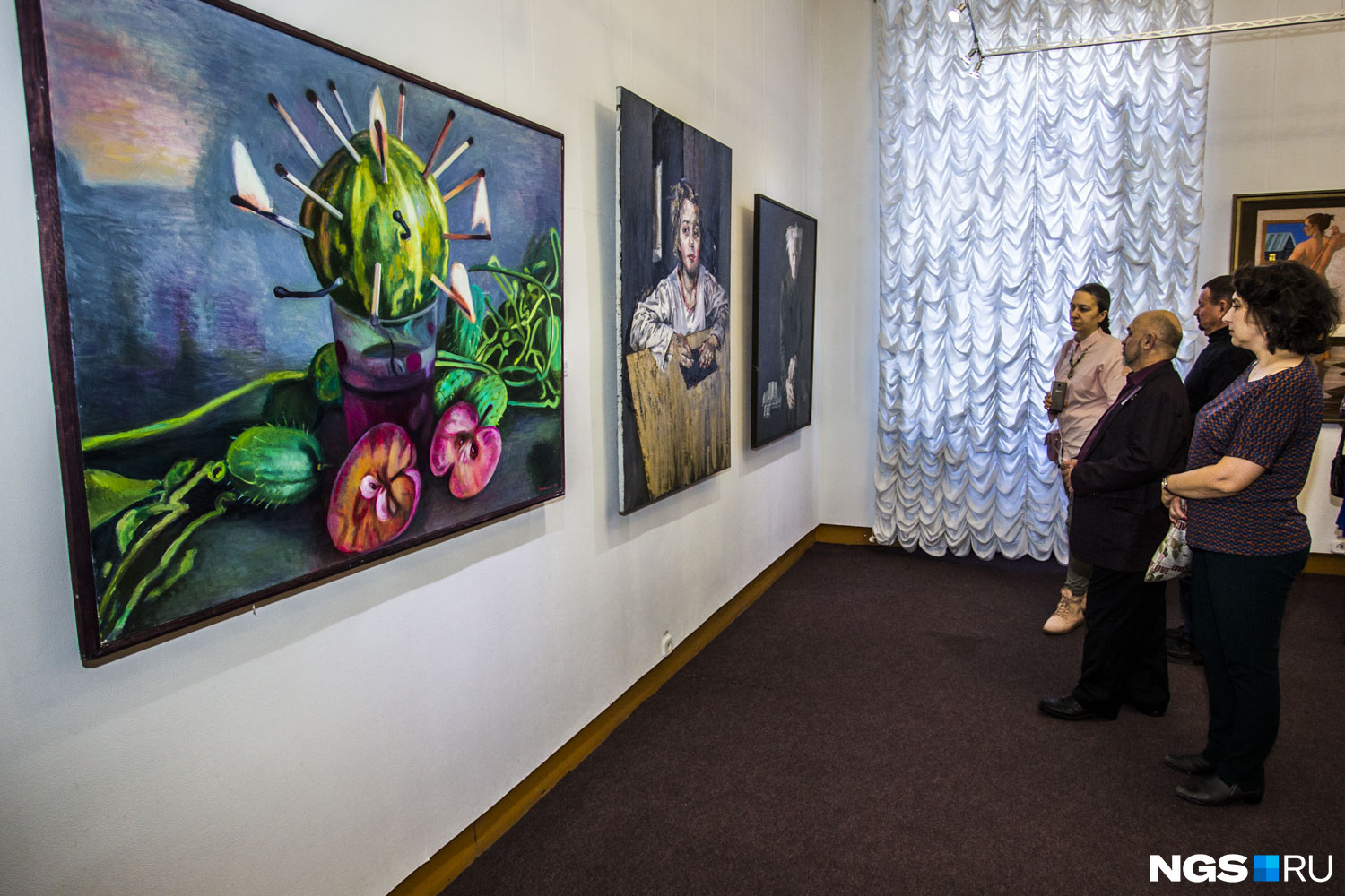 Посмотреть картины мастеров из разных городов Сибири, Урала и Дальнего Востока можно в залах художественного музея