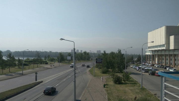 В Красноярске впервые за лето объявили режим «черного неба»