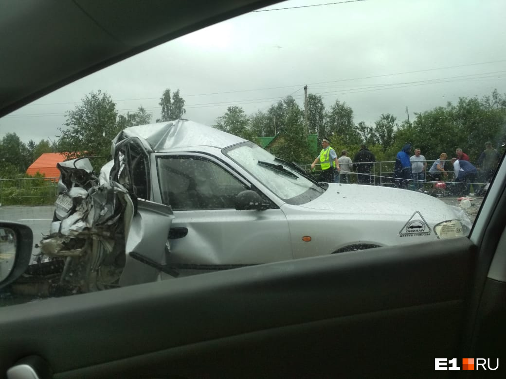 Пассажирка Hyundai получила очень серьёзные травмы