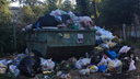 «Ароматное» соседство: жители Самары пожаловались на переполненную мусорку вблизи детского сада