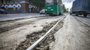 В Новосибирске решили заменить трамвайные пути рядом с новым автовокзалом на Гусинобродском шоссе
