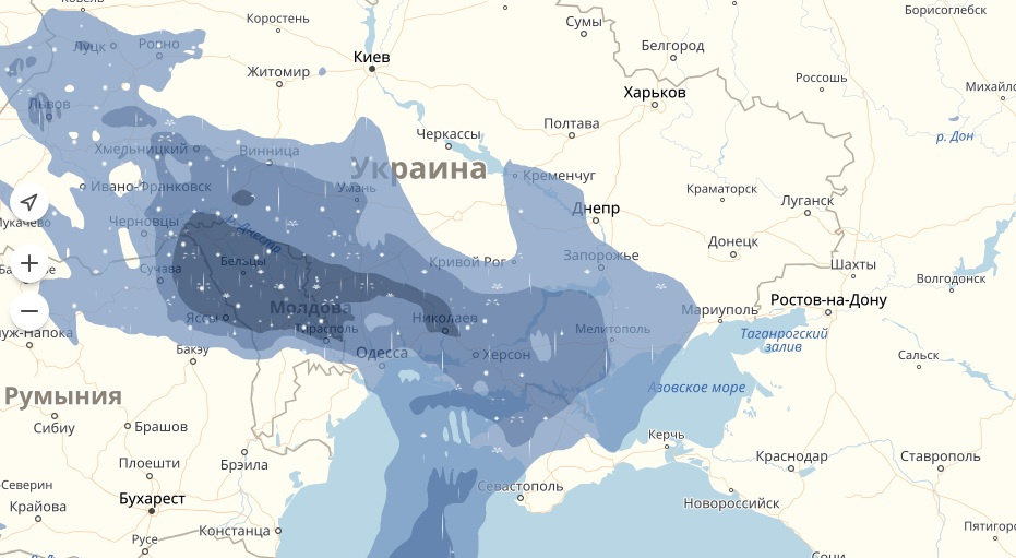 Погода таганрог карта осадков