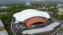 Сверху виднее: стадион «Енисей» почти достроен
