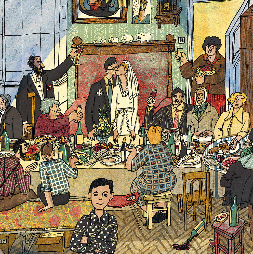 Иллюстрация Анны Десницкой к книге «История одной квартиры»