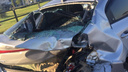Догнал легковушку: водитель грузовика врезался в иномарку в Самаре