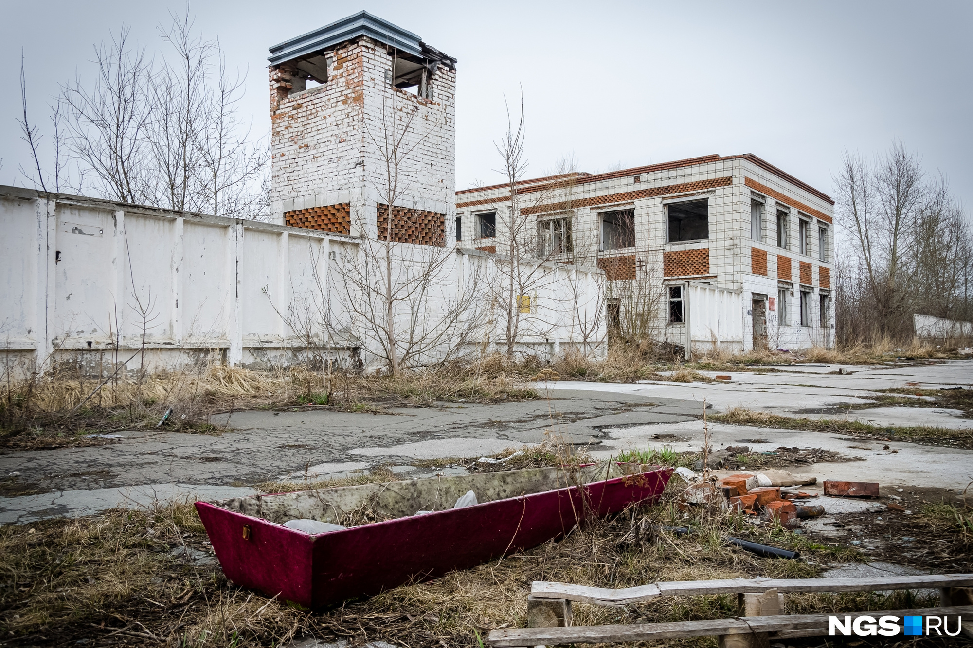 Заброшенный военный городок Новосибирск