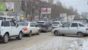 О чём говорят новосибирцы в 9-балльных пробках из-за Медведева и снегопада (20 отчаянных фраз)