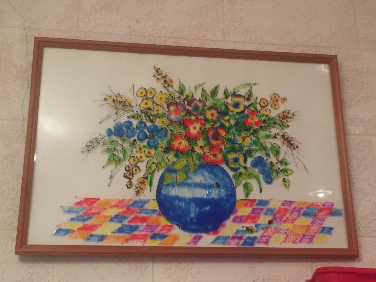 Эту картину дети нарисовали для министра образования Прикамья Раисы Кассиной