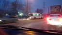 Автобус опрокинулся в канаву на Богдана Хмельницкого