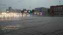 Потоп в Новосибирске: сильный ливень затопил центр города