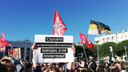 «Их уничтожают ради денег»: в Петербурге прошел митинг солидарности с противниками полигона на Шиесе