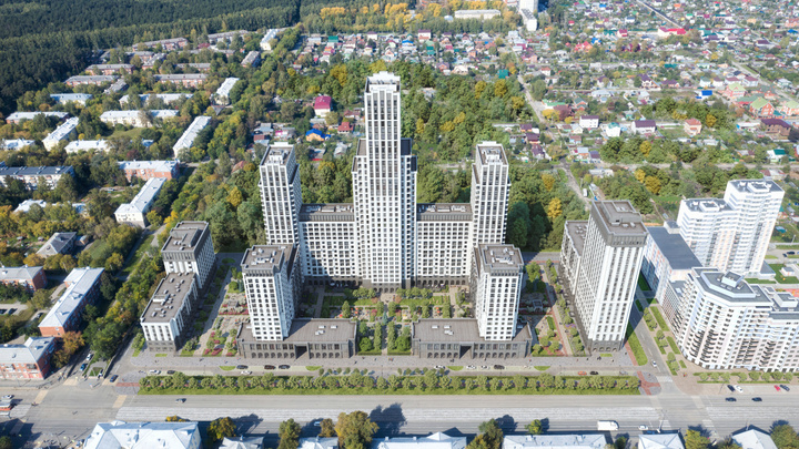 Как МГУ, только жилой: на месте частного сектора на Уралмаше построят новый квартал
