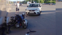 «Экипировка спасла ему жизнь!»: в Рыбинске мотоцикл столкнулся с «Фордом»