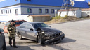 Капот в щепки: на Верхне-Карьерной разбились BMW и дорогой внедорожник