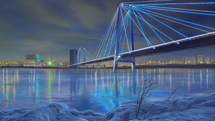 Художник за 12 часов нарисовал фотореалистичное изображение Виноградовского моста