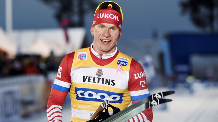 Тюменский лыжник Александр Большунов стал лучшим среди россиян на масс-старте Тур де Ски-2019