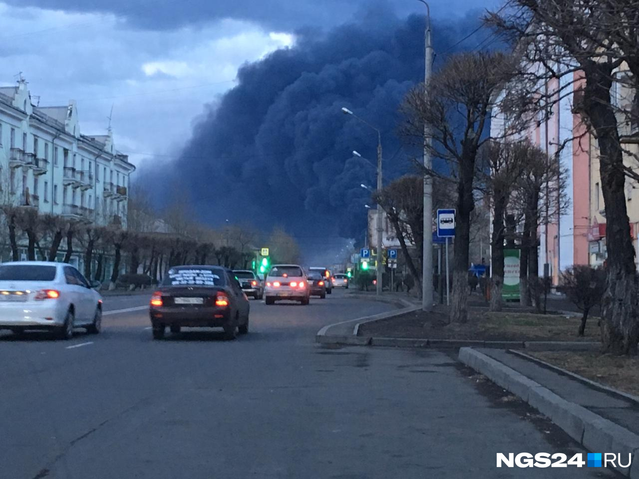 Страшное облако дыма Страшное облако дыма