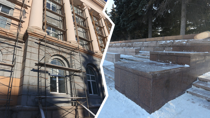 Камень на камне... оставили: смотрим, чем завершился ремонт знаковых объектов Челябинска