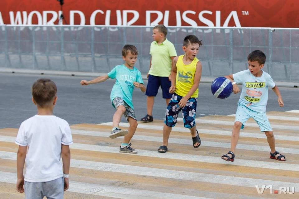 Ребятишки будут рассказывать своим детям, что видели чемпионат мира по футболу 