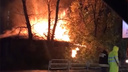 В огне погиб мужчина: на Алом Поле в Челябинске сгорел дом