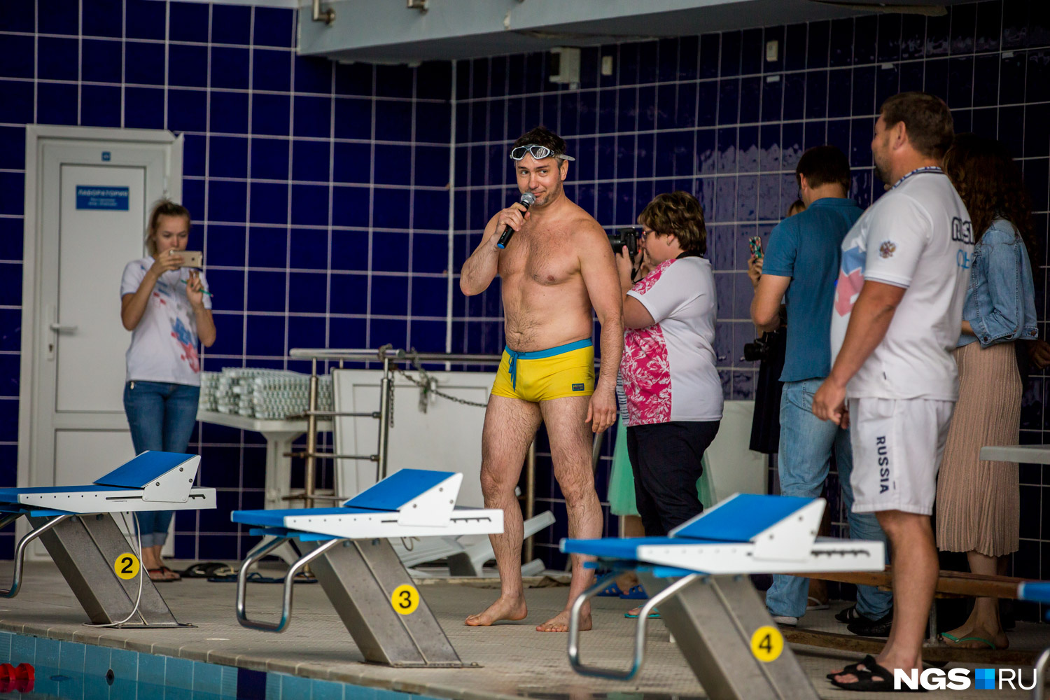 Дмитрий Асанцев в бассейне «Нептун»