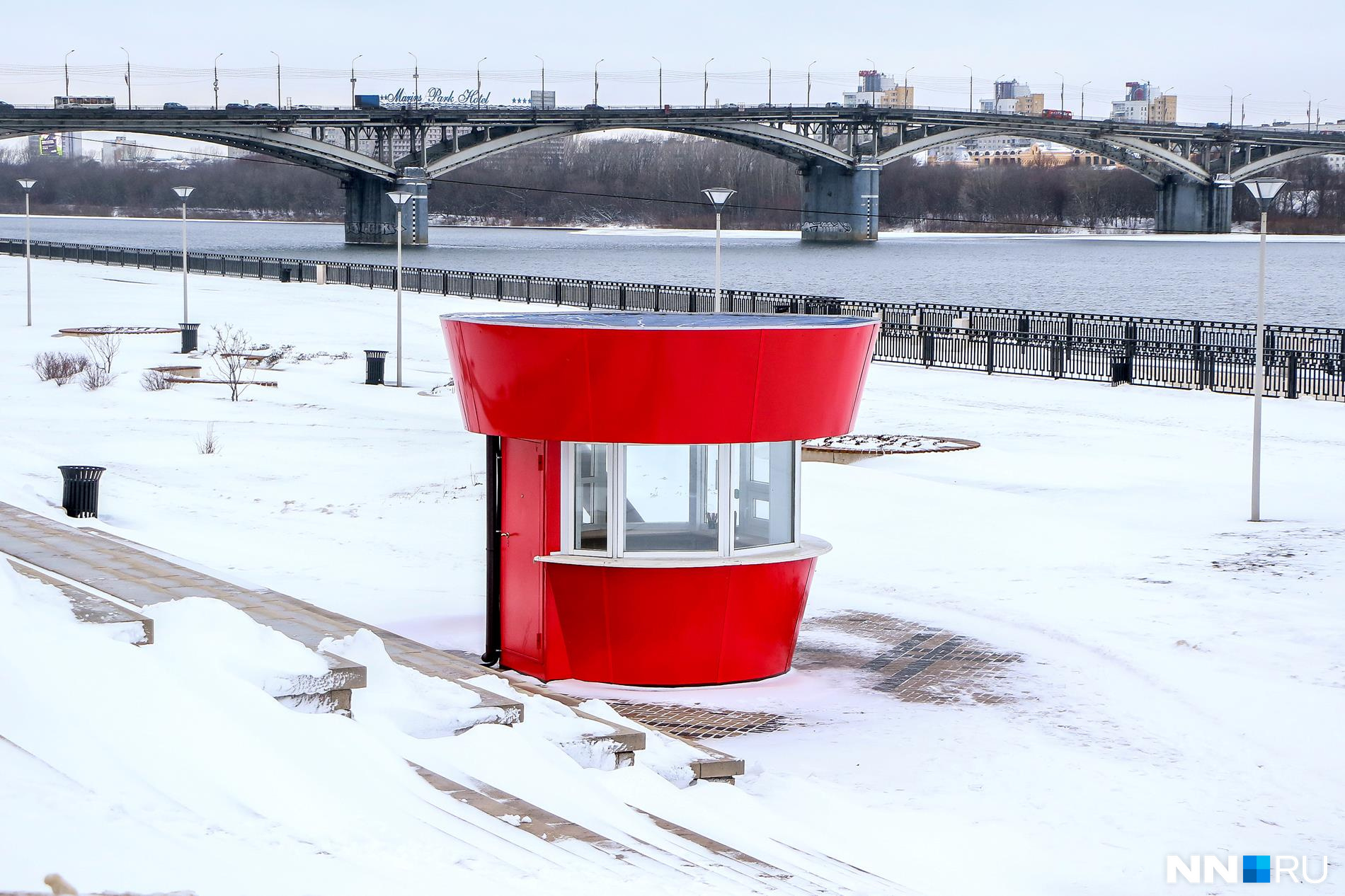 Середина января, а Волга еще не замерзла