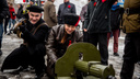 Марш лицом назад: как в Новосибирске отмечали 100-летие революции