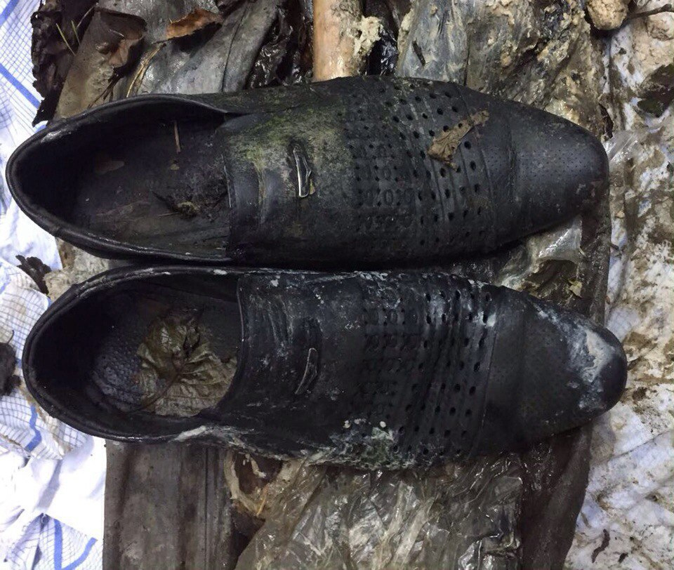 Обувь погибшего Обувь погибшего