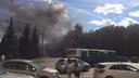 В центре Ярославля горит «Волков-плаза»: онлайн-трансляция