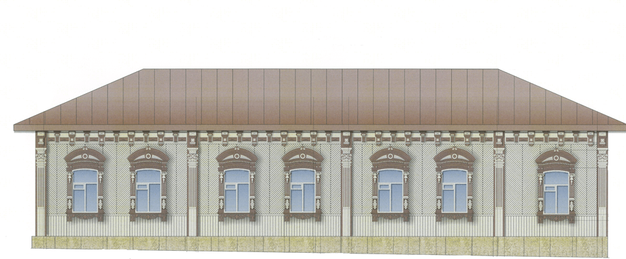 Фасад восстановят по эскизу 
