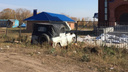 В Самарской области водитель УАЗа скончался, врезавшись в ограду церкви