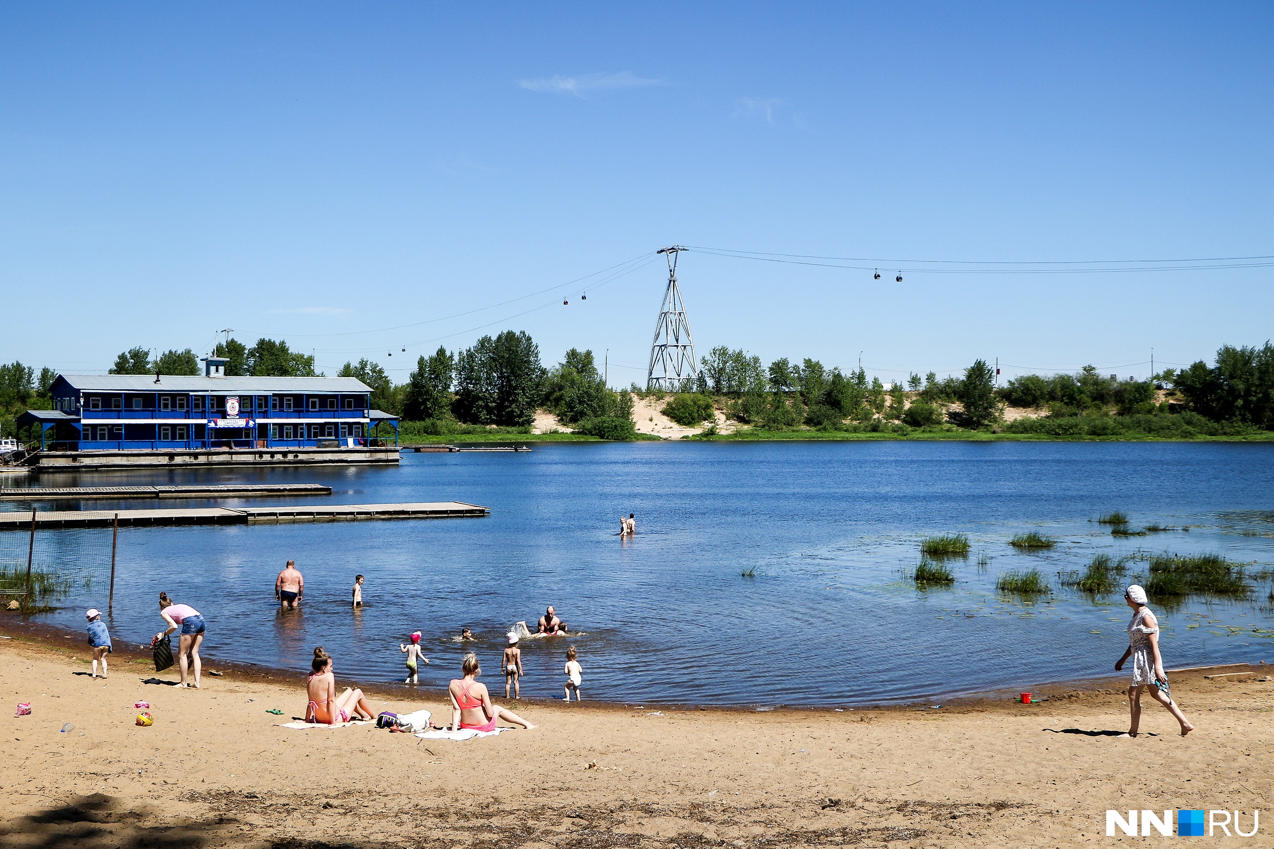 Пляжи в нижнем