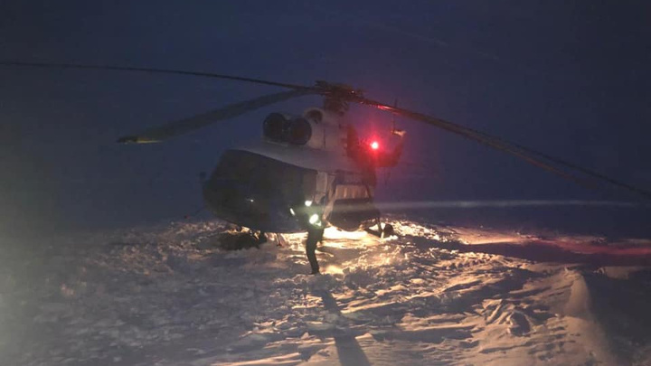 Названа причина аварийной посадки вертолета на севере Красноярского края