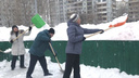 Вот так невидаль! Смотрим, как мэр Лапушкина с чиновниками убирает снег в Самаре