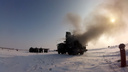 Военные стянули в Шилово КАМАЗы для защиты от авианалёта