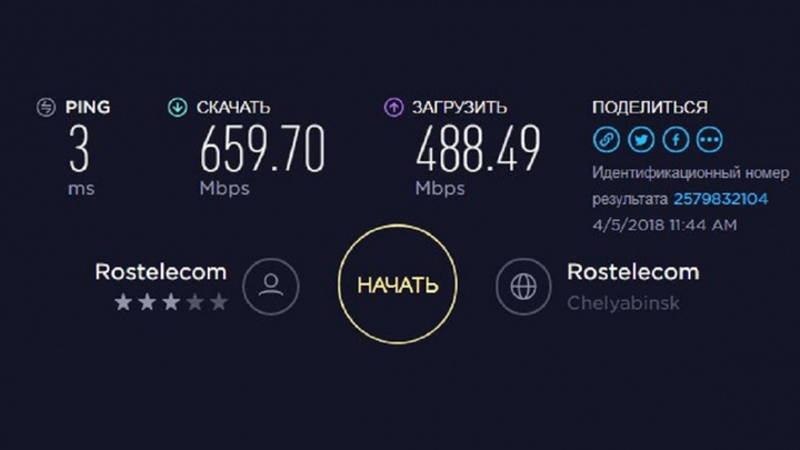 500 Мбит/сек — полет нормальный: Челябинск подключили к космически быстрому интернету